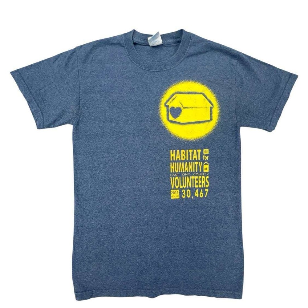 Habitat for Humanity East‎ King County Volunteers Graphic T-Shirt Small